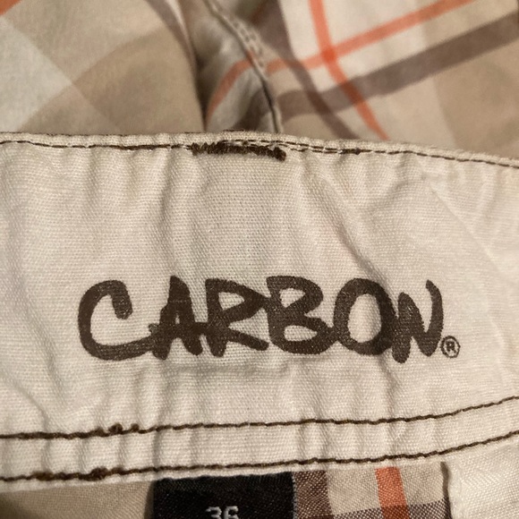 Men’s Carbon cargo shorts size 36 with stain on left front side - Picture 4 of 5